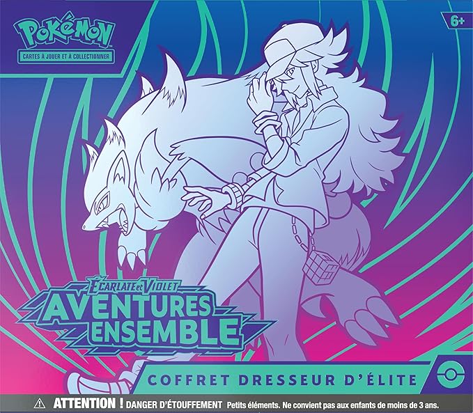 Coffret Dresseur d’élite Écarlate & Violet – Aventures Ensemble (9 boosters + Zorua promo)