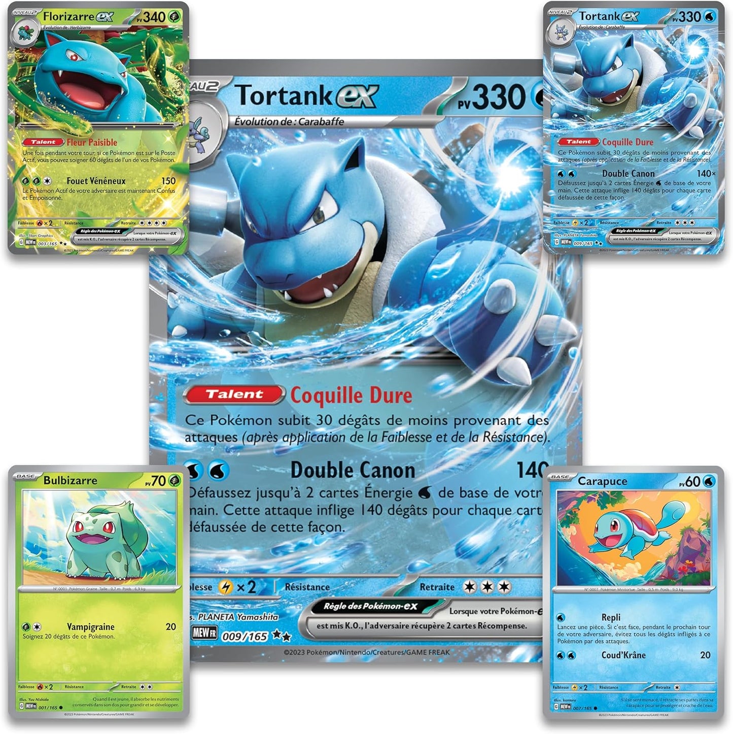 Collection Premium Pokémon – Eaux Florissantes (12 boosters + 5 cartes promo brillantes)