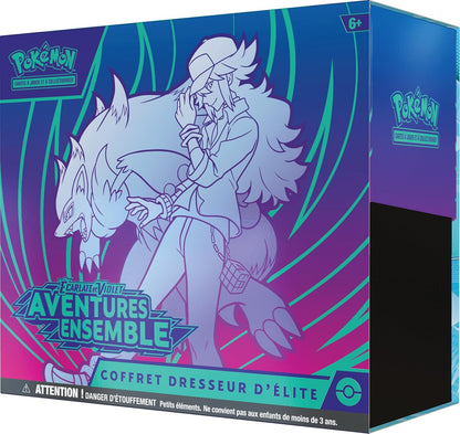 Coffret Dresseur d’élite Écarlate & Violet – Aventures Ensemble (9 boosters + Zorua promo)