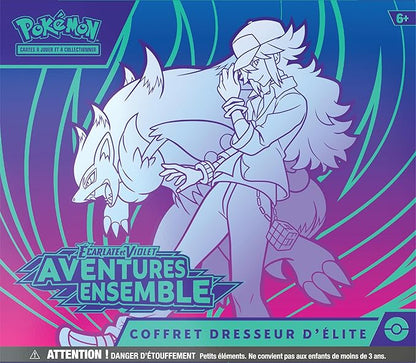 Coffret Dresseur d’élite Écarlate & Violet – Aventures Ensemble (9 boosters + Zorua promo)